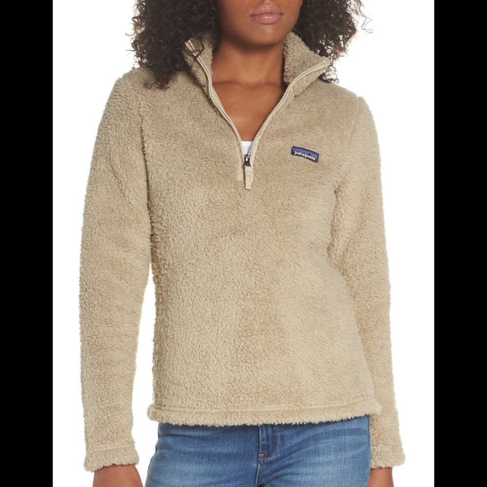 Patagonia Women’s Los Gatos Fleece Pullover Jacket - medium - tan